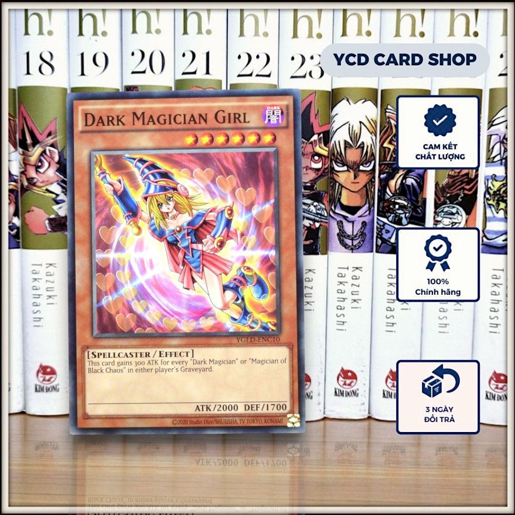 YCDcardgame] Genuine yugioh card Dark Magician Girl  Common | Shopee  Philippines