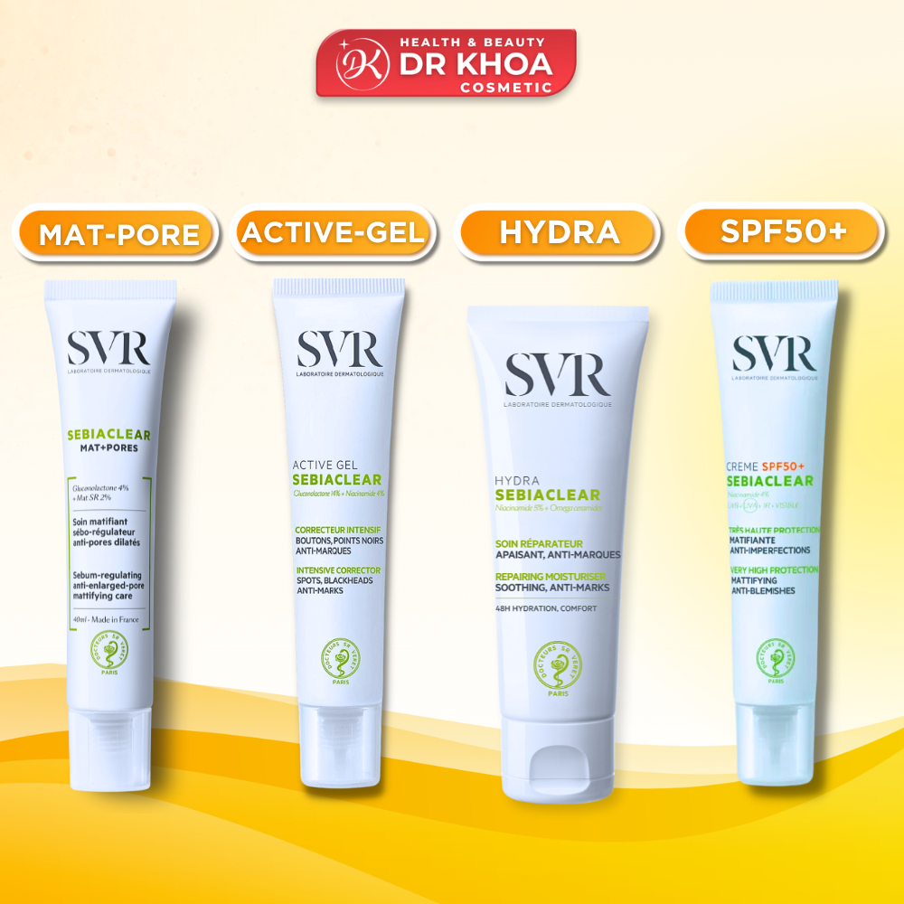 SVR Moisturizing Cream for oily, acne-prone skin, shrinks pores 40ml ...