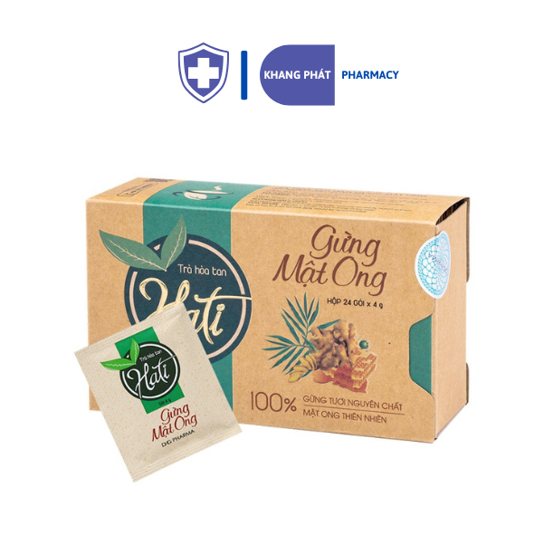 Hati honey ginger tea - Supports cold relief, reduces bloating (box of ...