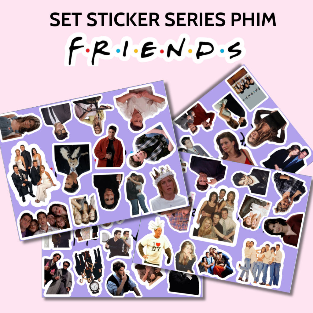 50pcs stickers Friends Movie Comedy American sitcom Friends Joey ...