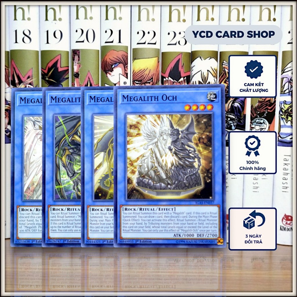 YCDcardgame] Genuine Yugioh Cards Set 4 Ritual Megalith - Common | Shopee  Philippines