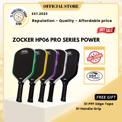 (GENUINE) PICKLEBALL ZOCKER HP06 PRO SERIES POWER RACKET – ULTIMATE ...