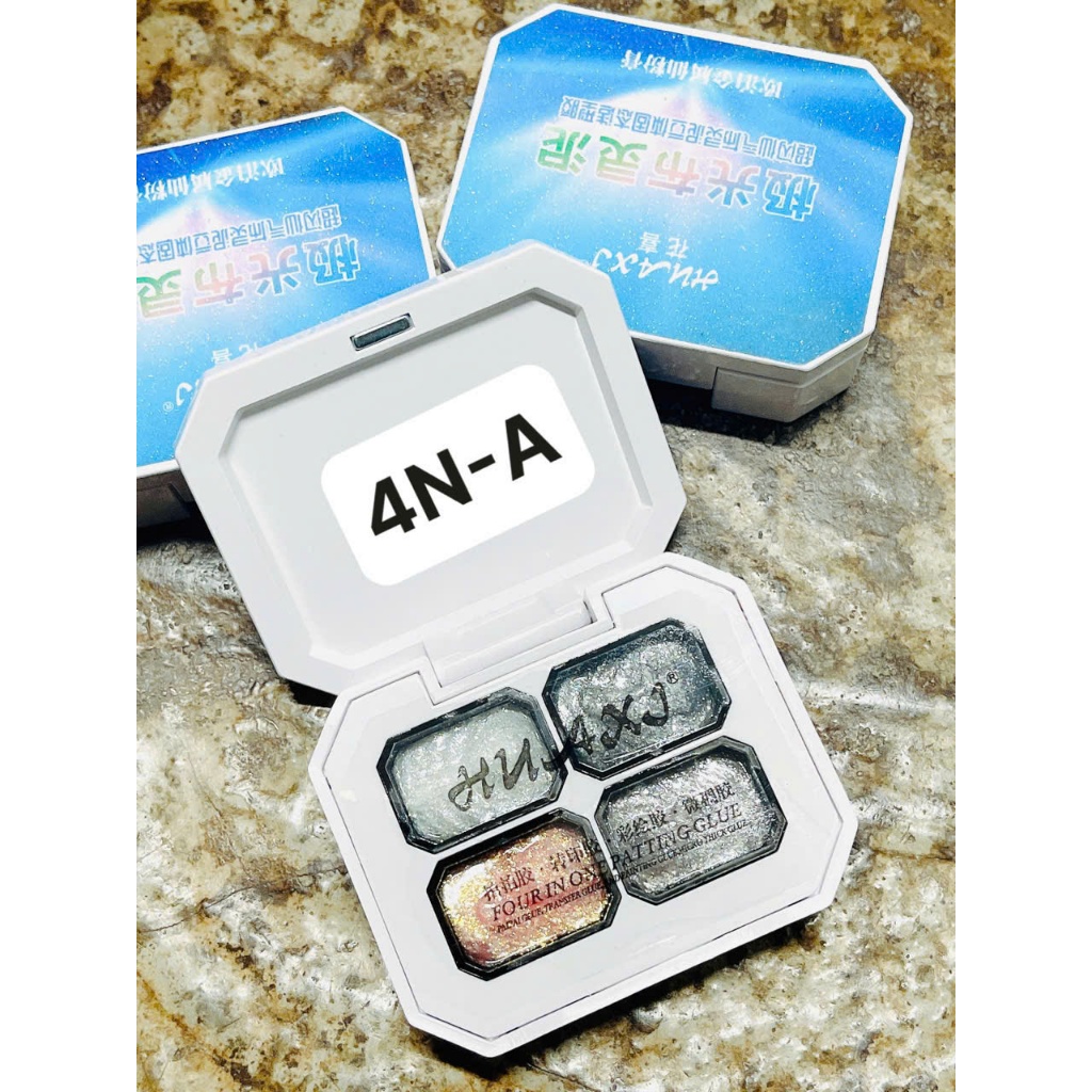 Set 4N-A ombre 4 boxes, thick and smooth gel with standard color - nail ...