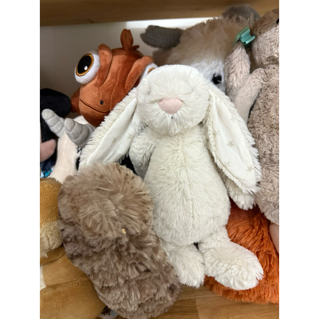 Genuine Jellycat rabbit with star ear cream Size S | Shopee Philippines