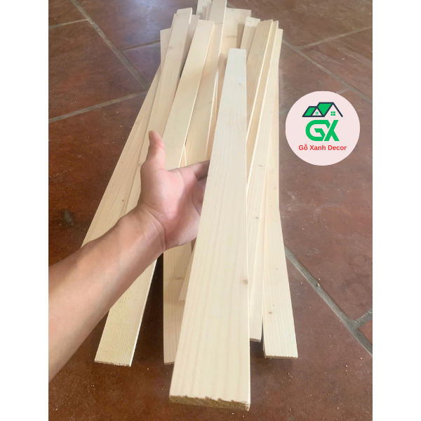 Pine Wood Slats 1cm Thick x 4cm Wide x 1m2 Long Used to Make Thread ...