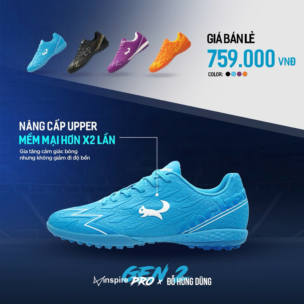ZOCKER INSPIRE PRO GEN 2 FOOTBALL SHOES x DO HUNG DUNG | Shopee Philippines