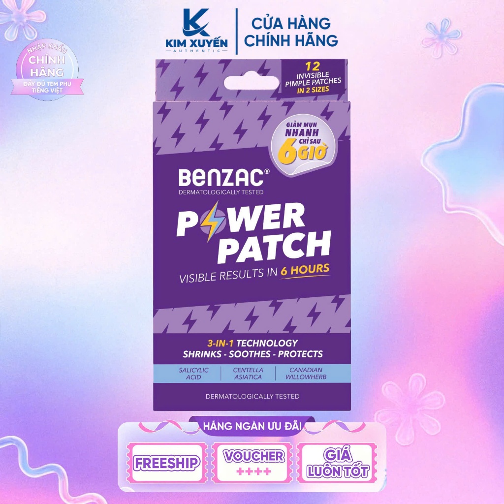 BENZAC Power Patch 3-in-1 Spot Control (12 PIECES) benzac exfoliator ...