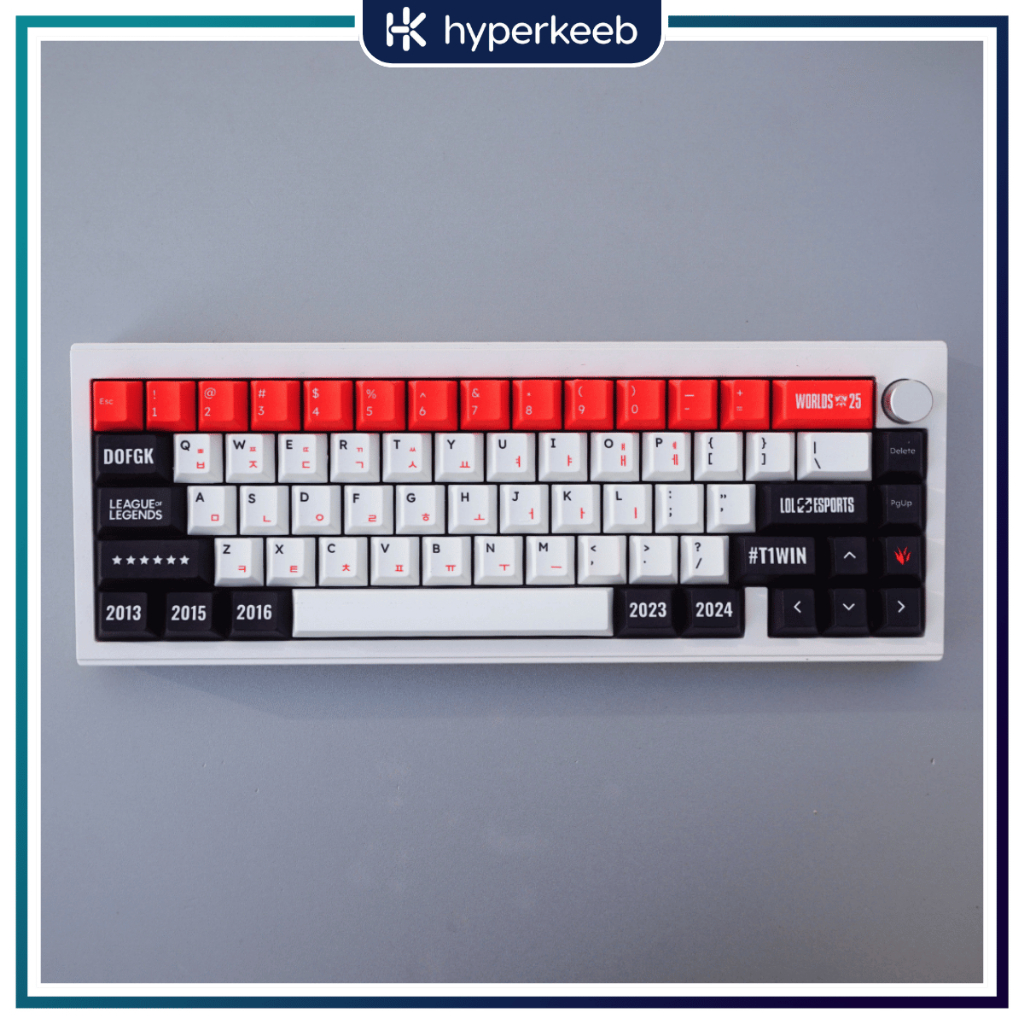 Keycap T1 World 2025, Premium 1.5mm Thick PBT Plastic, Cherry Profile ...