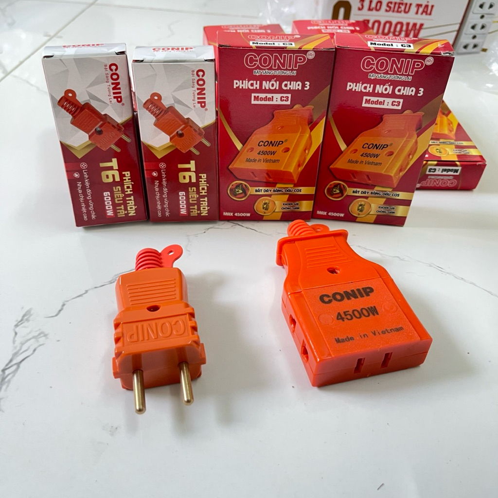 Conip 6000w super load-bearing plug, 4500w Conip load-bearing female ...