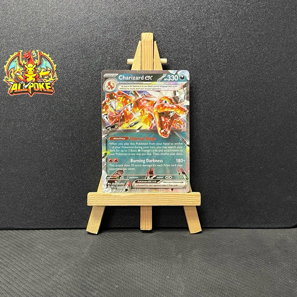 1 Card Genuine Pokemon Card, Charizard ex - 125/197 -M-NM | Shopee  Philippines