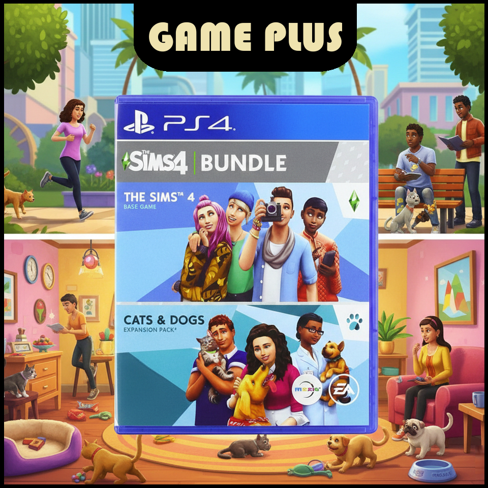 The Sims 4 + Cats & Dogs Bundle 2ND Game Disc for PS4 PS5 | Shopee ...