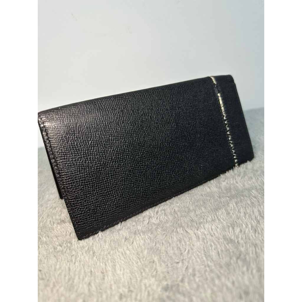 CALGARI Italian Luxury Leather Minimalist Wallet - RFID Blocking, For Men & Women, Fruity Lemon Color, 4.4" X 3.3"