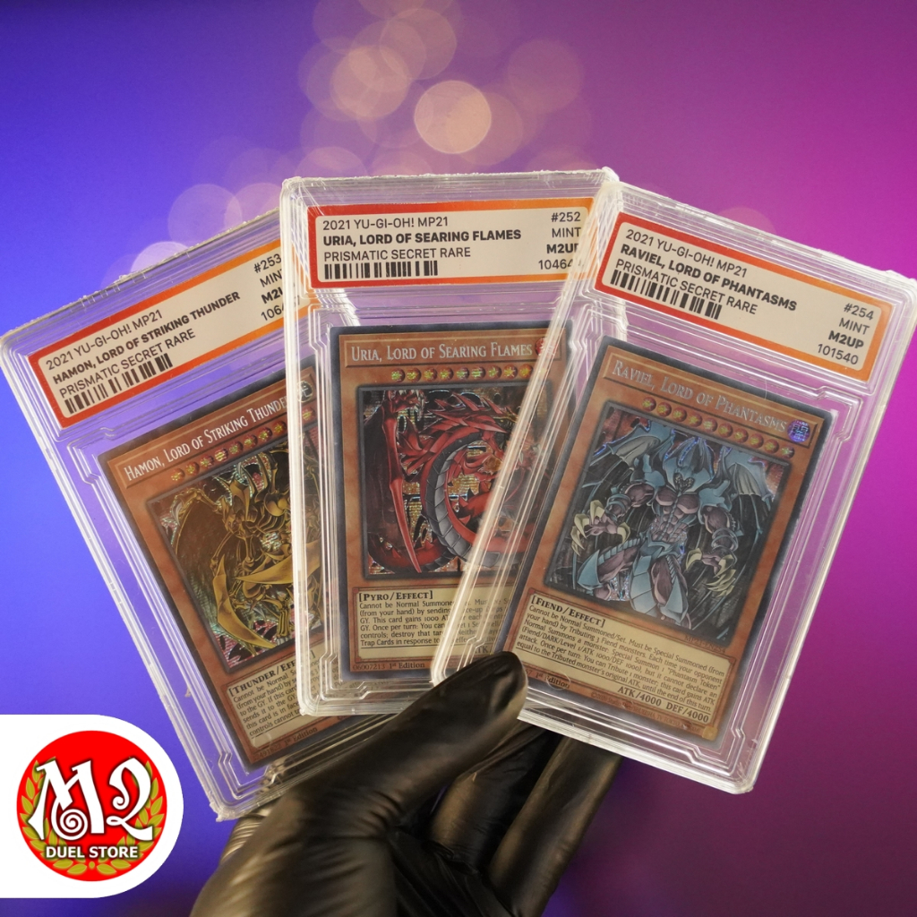 Sacred Beasts URIA - HAMON - RAVIEL Prismatic Secret Rare 3-card set ...