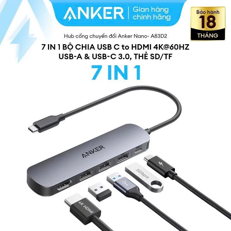Anker Nano USB-C Adapter - A83D2 | Shopee Philippines
