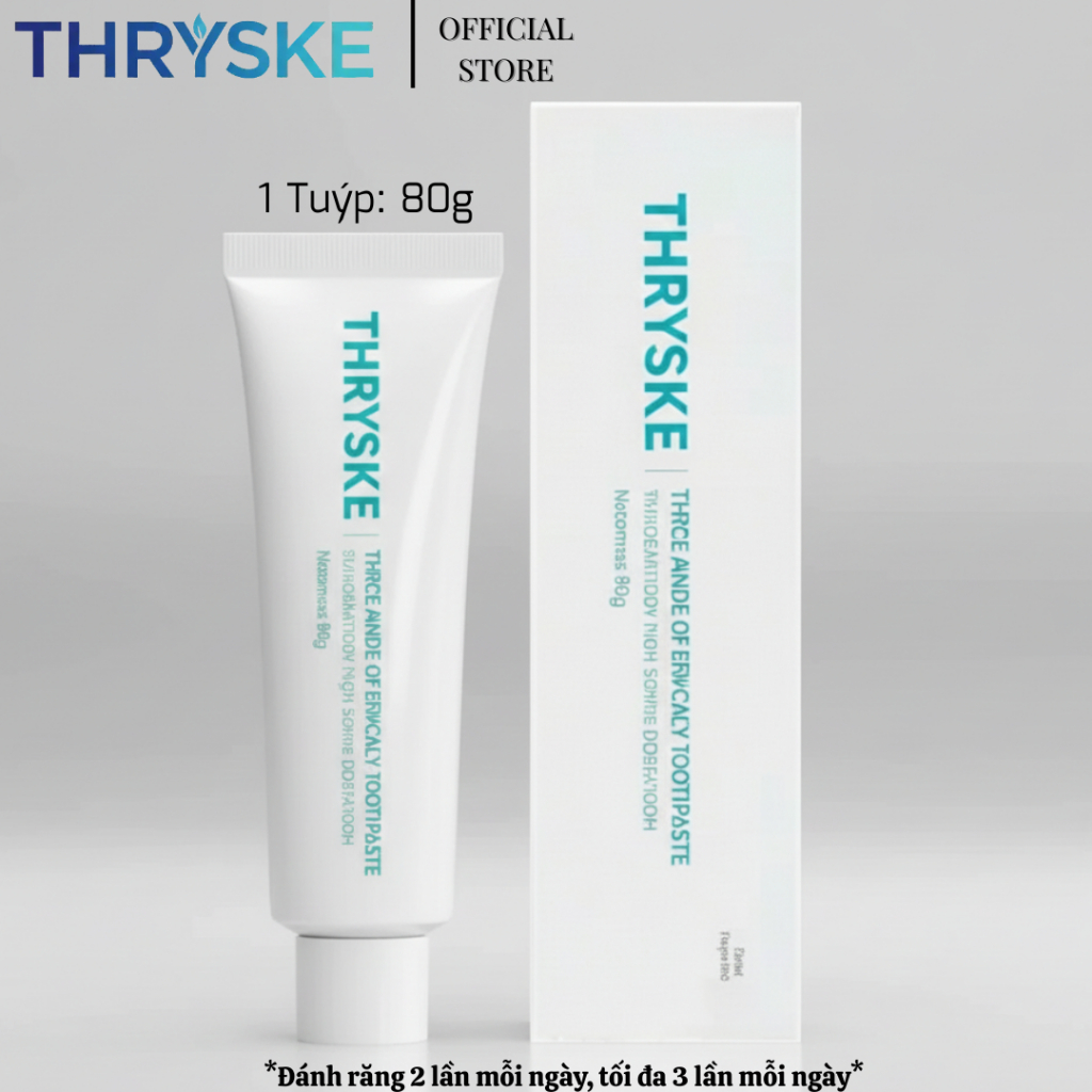 THRYSKE Pure Organic Natural Toothpaste Protects Teeth, Helps Brighten ...