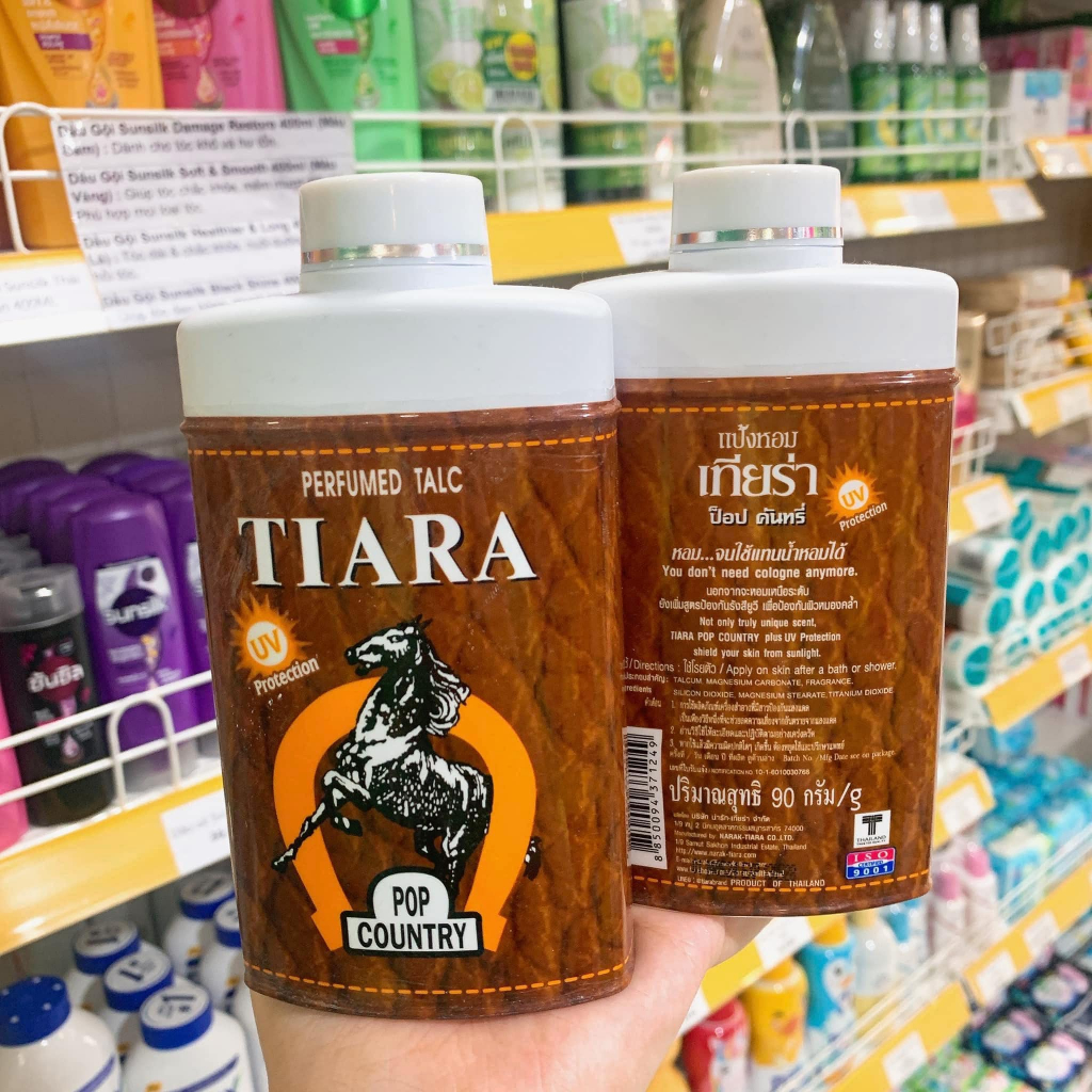 Tiara Pop Country Horse Fragrance Powder 90g (Thailand) | Shopee ...