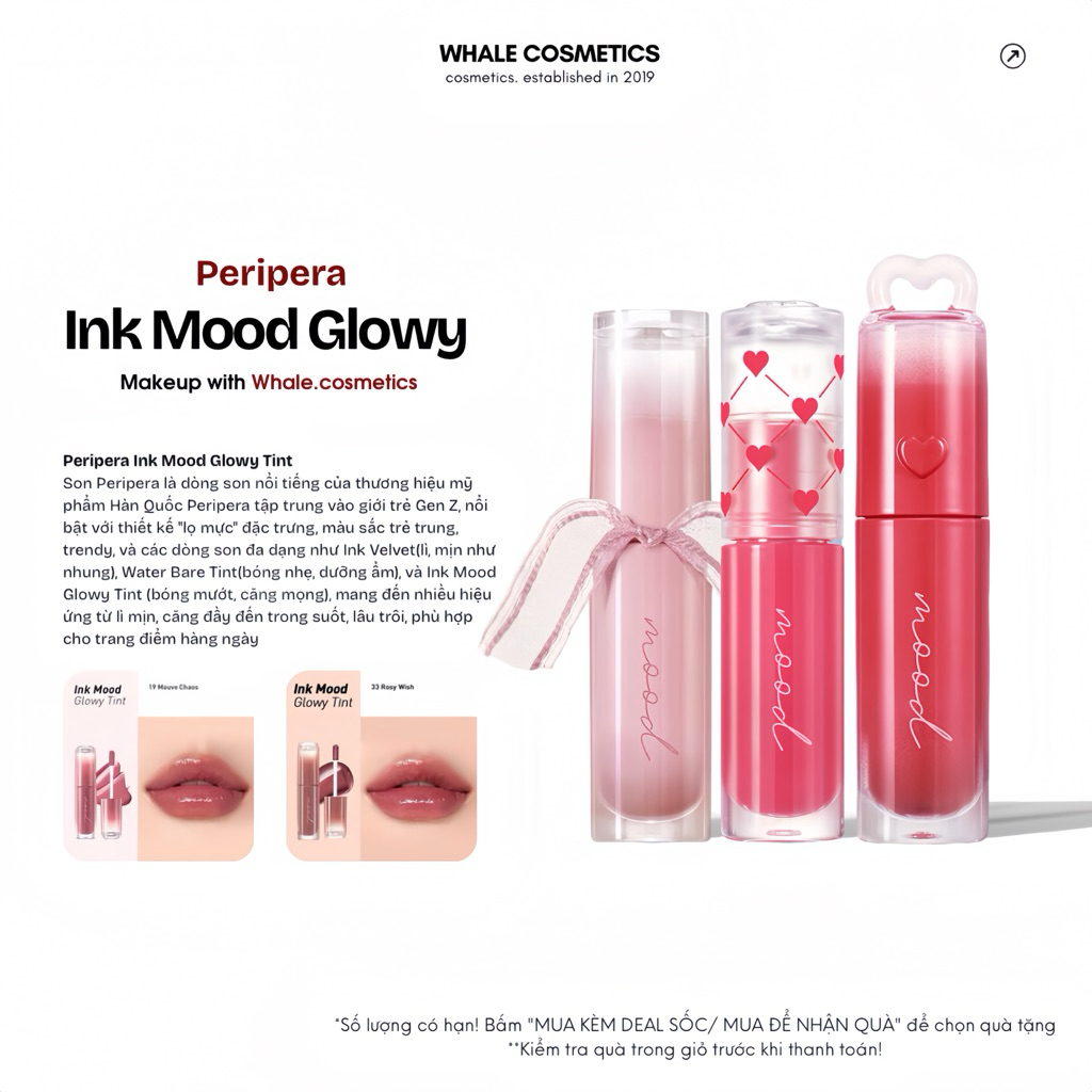 (Colors 1-39) Peripera Ink Mood Glowy Tint (4g) | Shopee Philippines