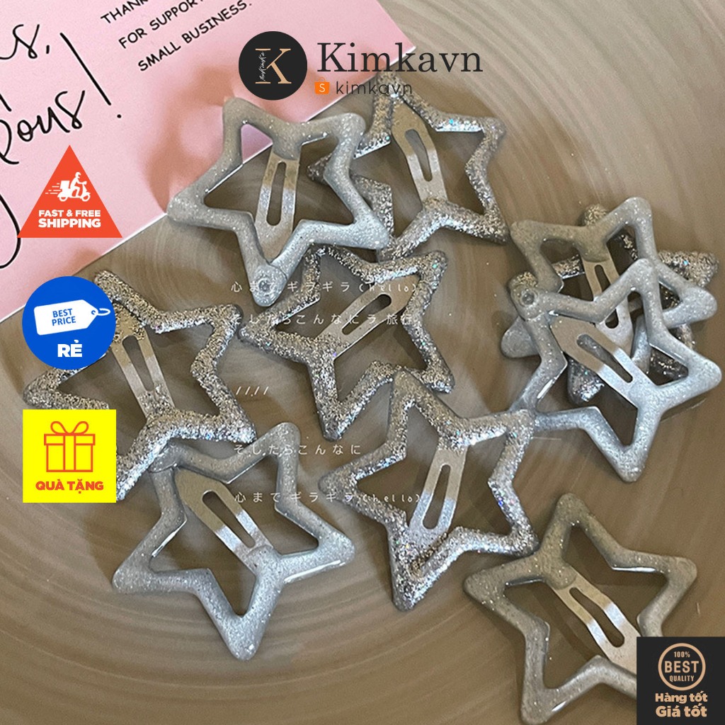 (1011) (1 Pc) Outstanding Retro Y2K Star Bangs Hair Clip | Shopee ...