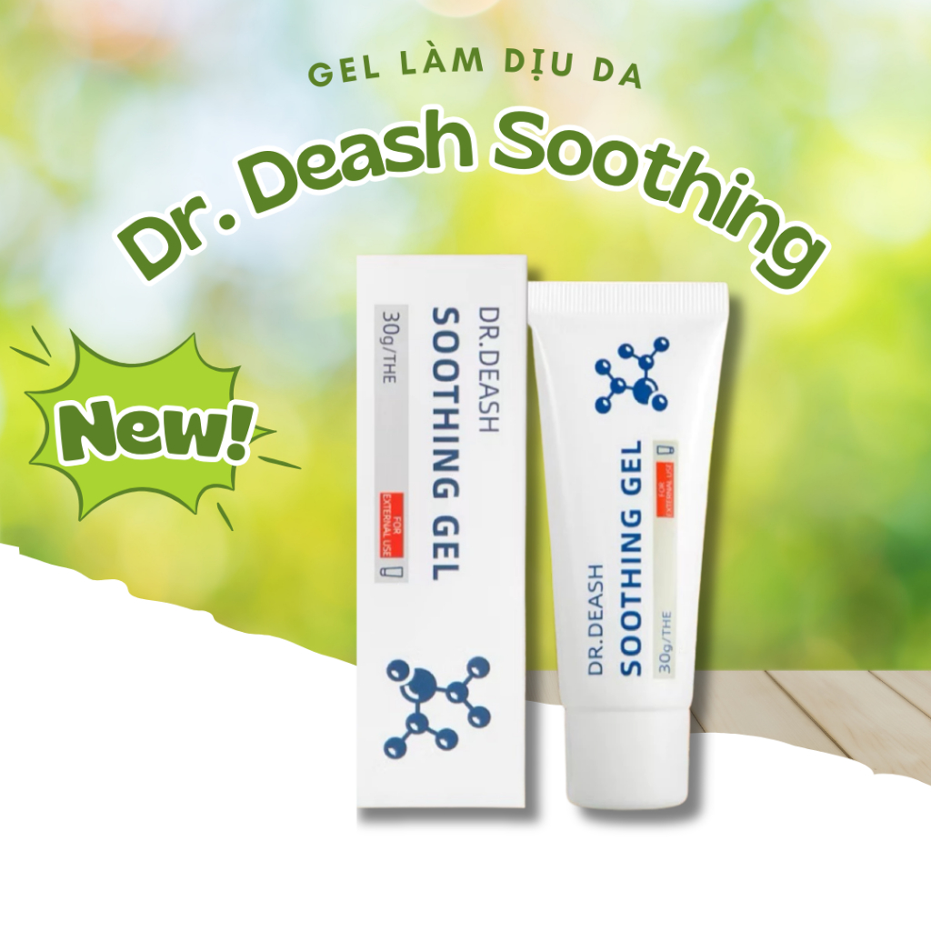 DR.DEASH SHOOTHING GEL - Soothes skin discomfort, reduces itching ...