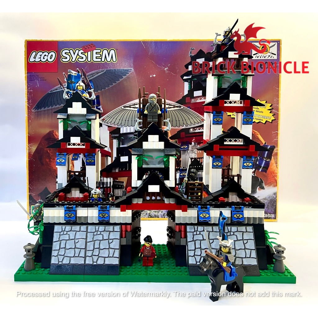 CASTLE AUTH - CASTLE ASSEMBLY TOY - 6093 Flying Ninja Fortress with box ...