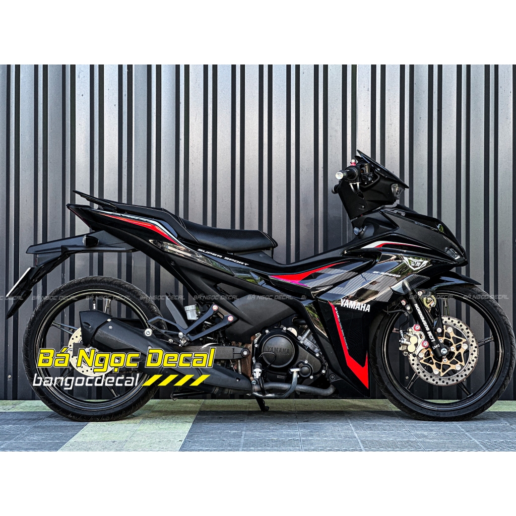 Red and black ZR zin sticker malay exciter 155-y16zr car sticker, black ...