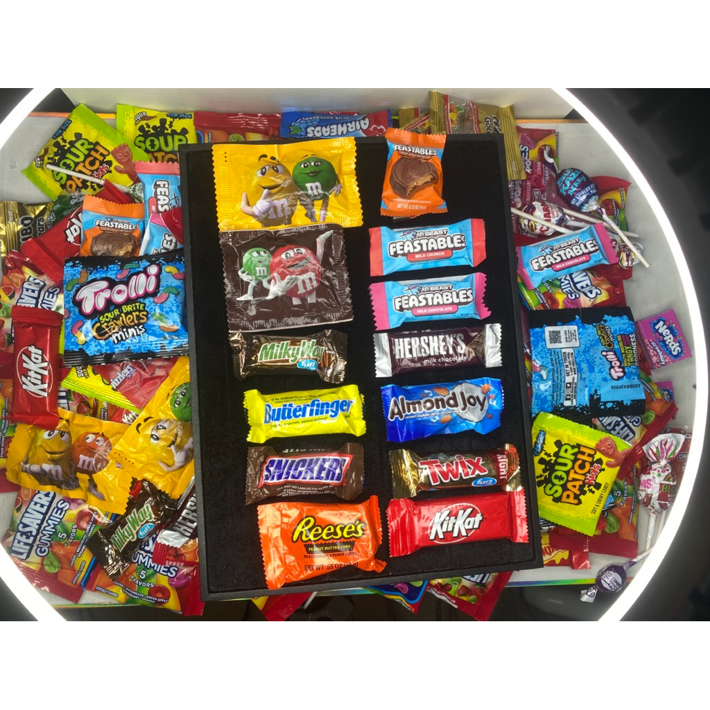Chocolate 13 types MrBeast Feastables Snicker Twix MilkyWay ...