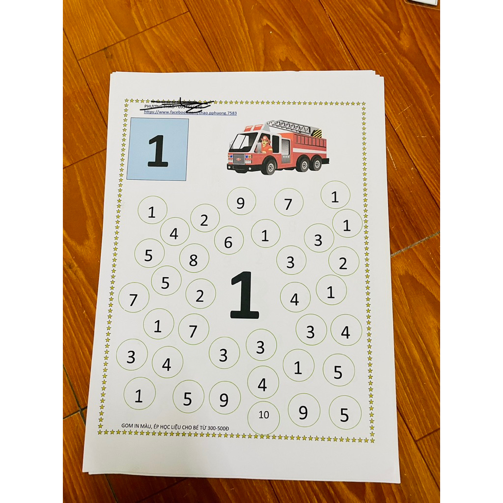 Learning materials with your child to learn numbers and find numbers 1 ...