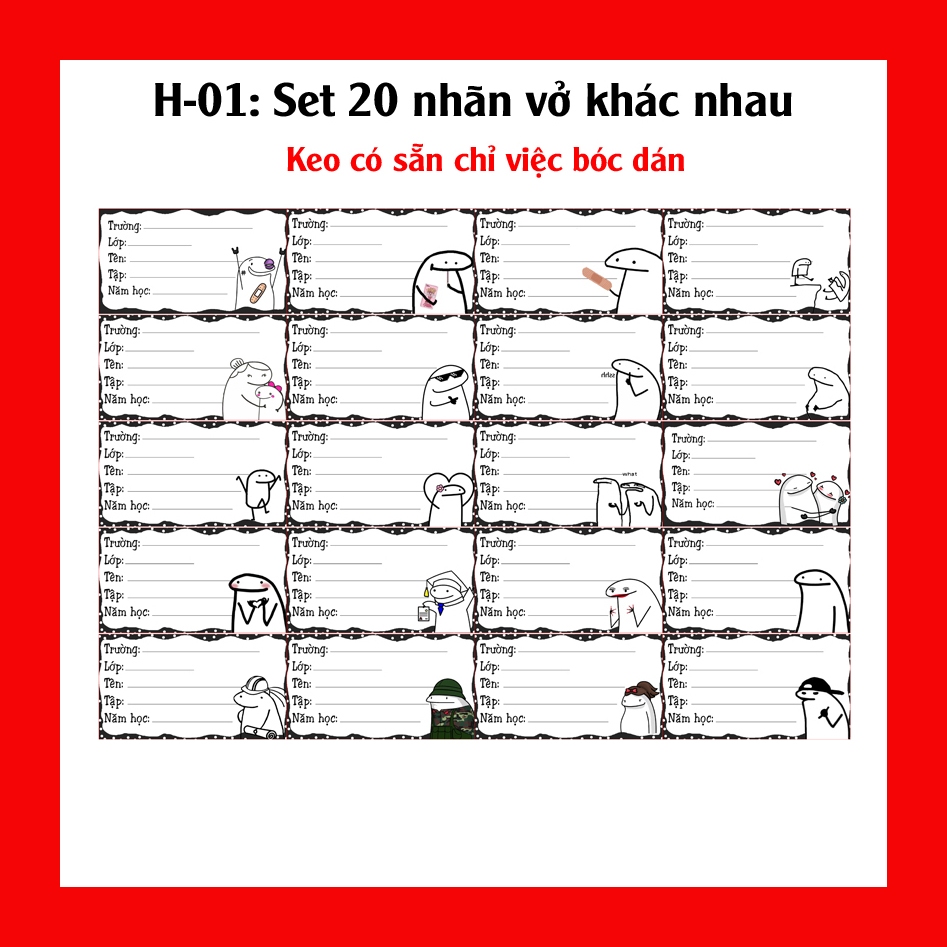 Stickman anime notebook labels (Many beautiful designs that look ...