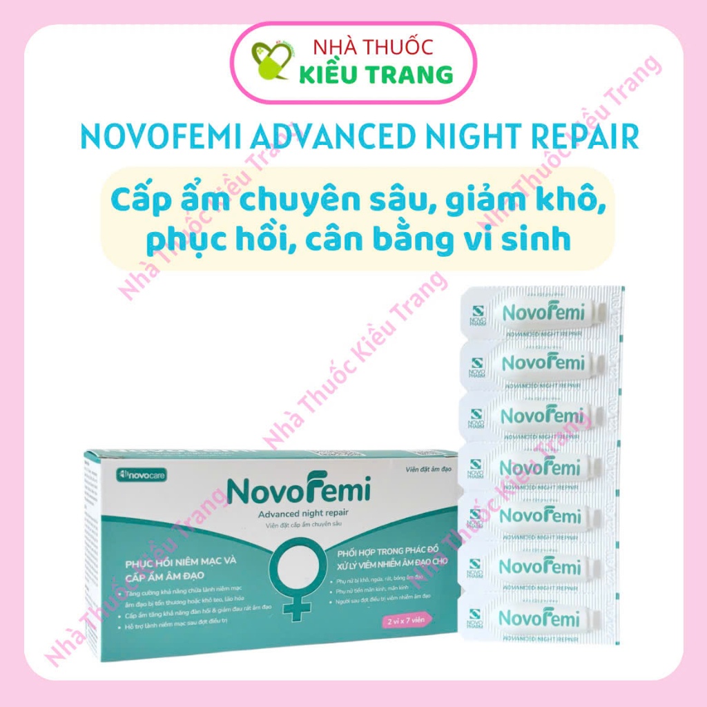 Novofemi Green Suppositories - Novofemi Advanced Night Repair ...