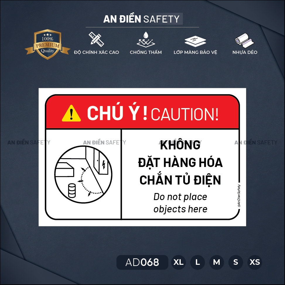 Signs Don't Order Electrical Cabinets | Premium An Dien Safety AD068 ...