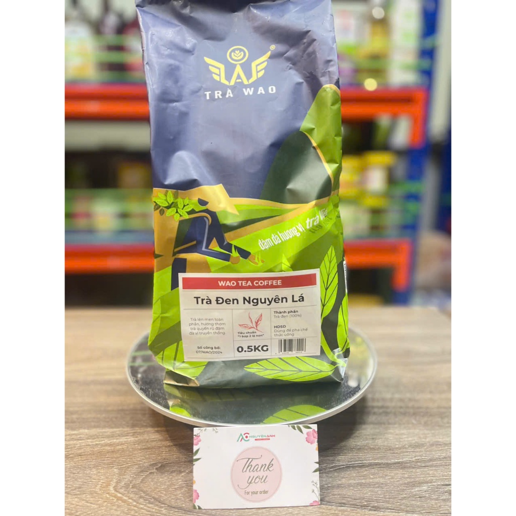 Wao - Whole Leaf Black Tea 500gr mixed with Vietnamese milk tea with ...