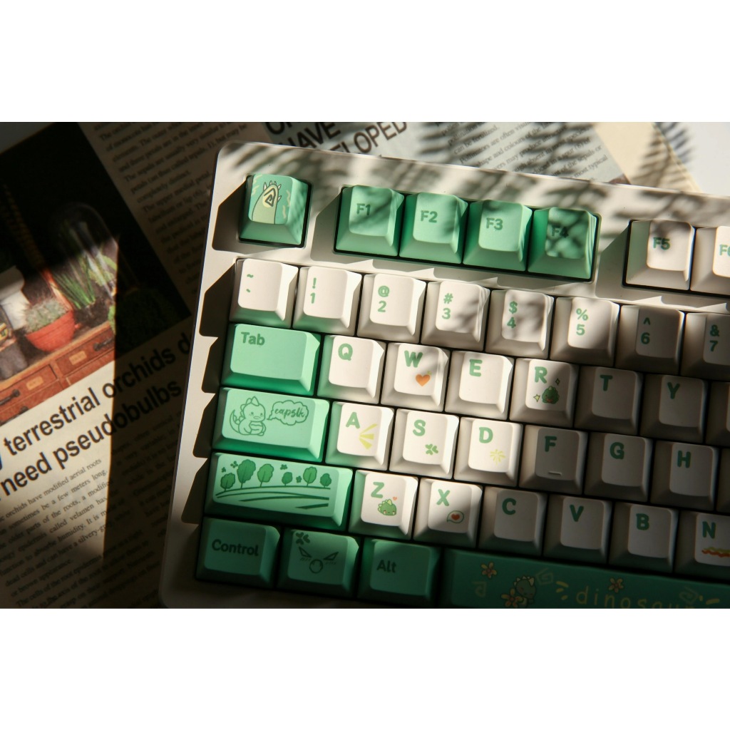 ST Little Dino Keycap – Mini Dinosaur Keycap | PBT material | Profile ...