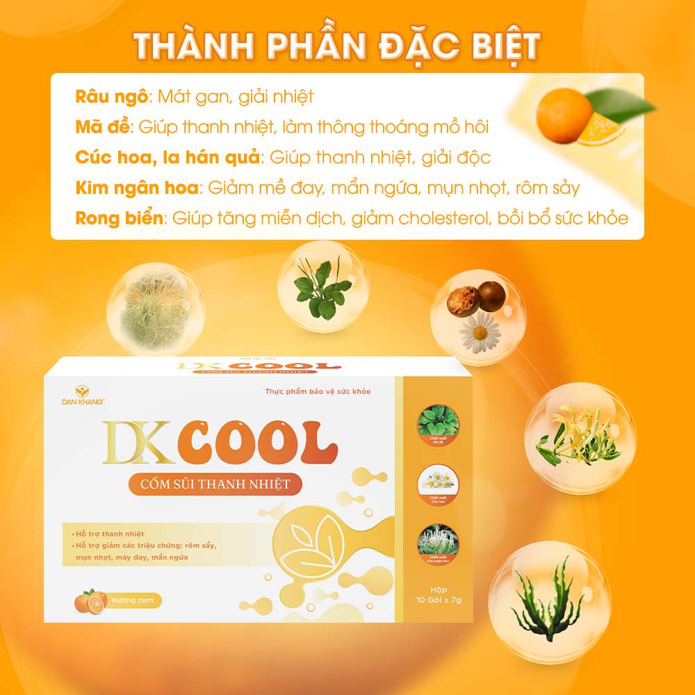 DKCOOL heat-clearing effervescent powder reduces mouth ulcers and heat ...
