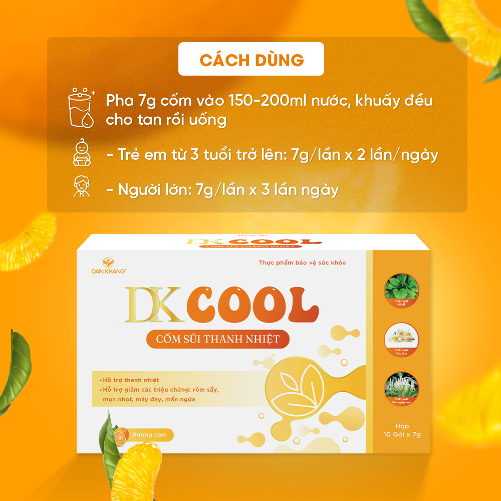 DKCOOL heat-clearing effervescent powder reduces mouth ulcers and heat ...