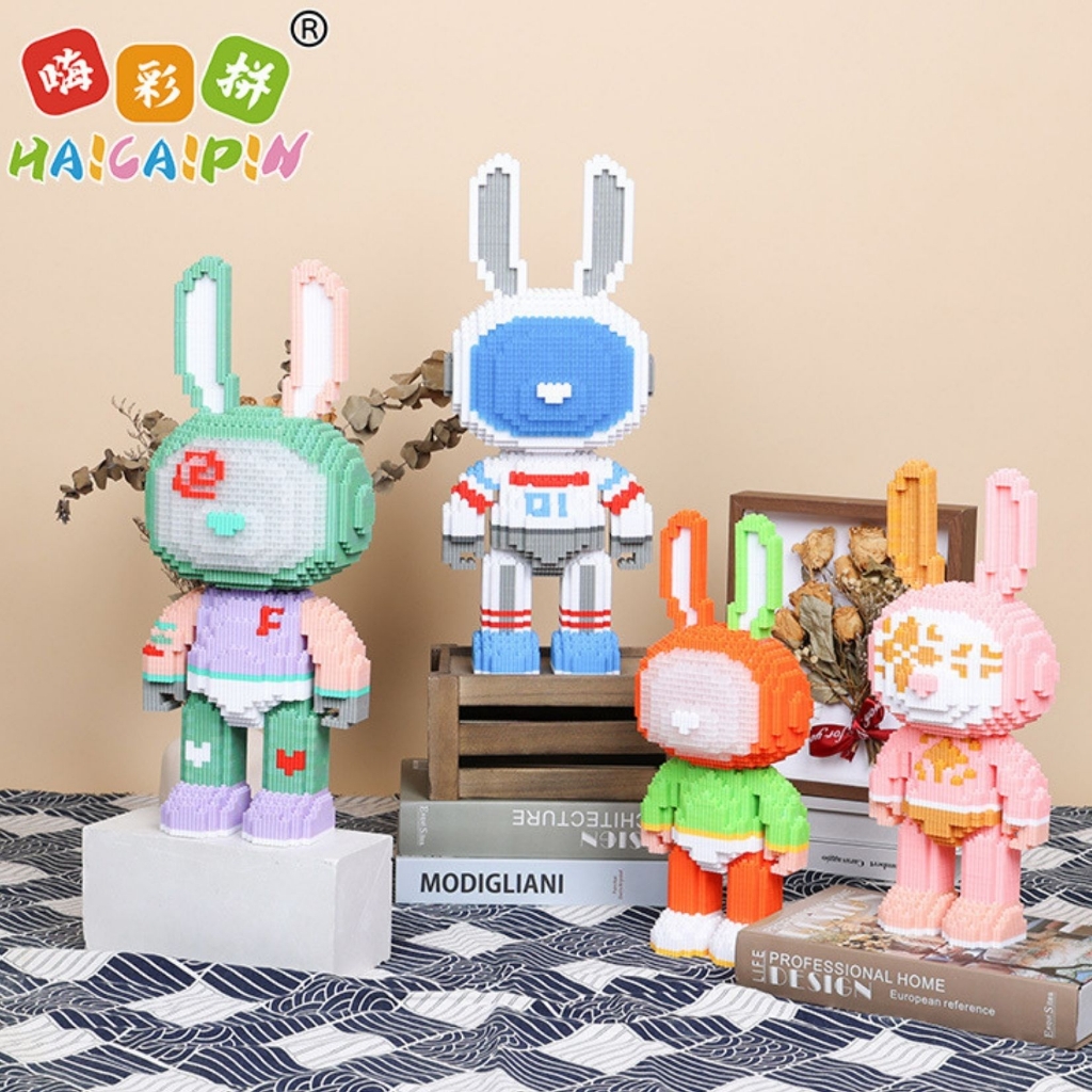 Stella Rabbit & Beautiful Yuyue Rabbit 7 Color Rabbit Assembly Model ...
