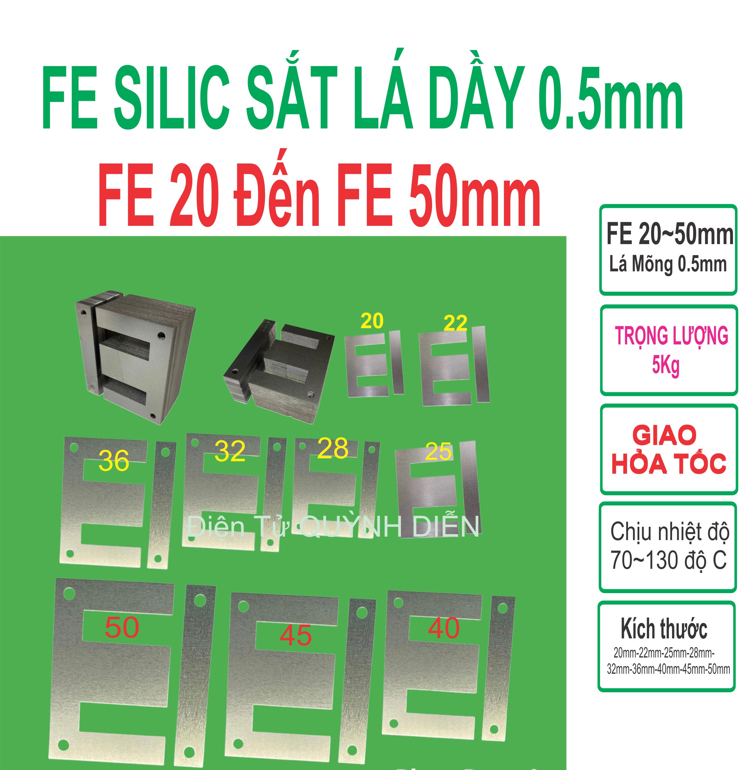 Combo 5kg Fe silicon EI to make 220v transformer (fe28mm to fe 50mm ...