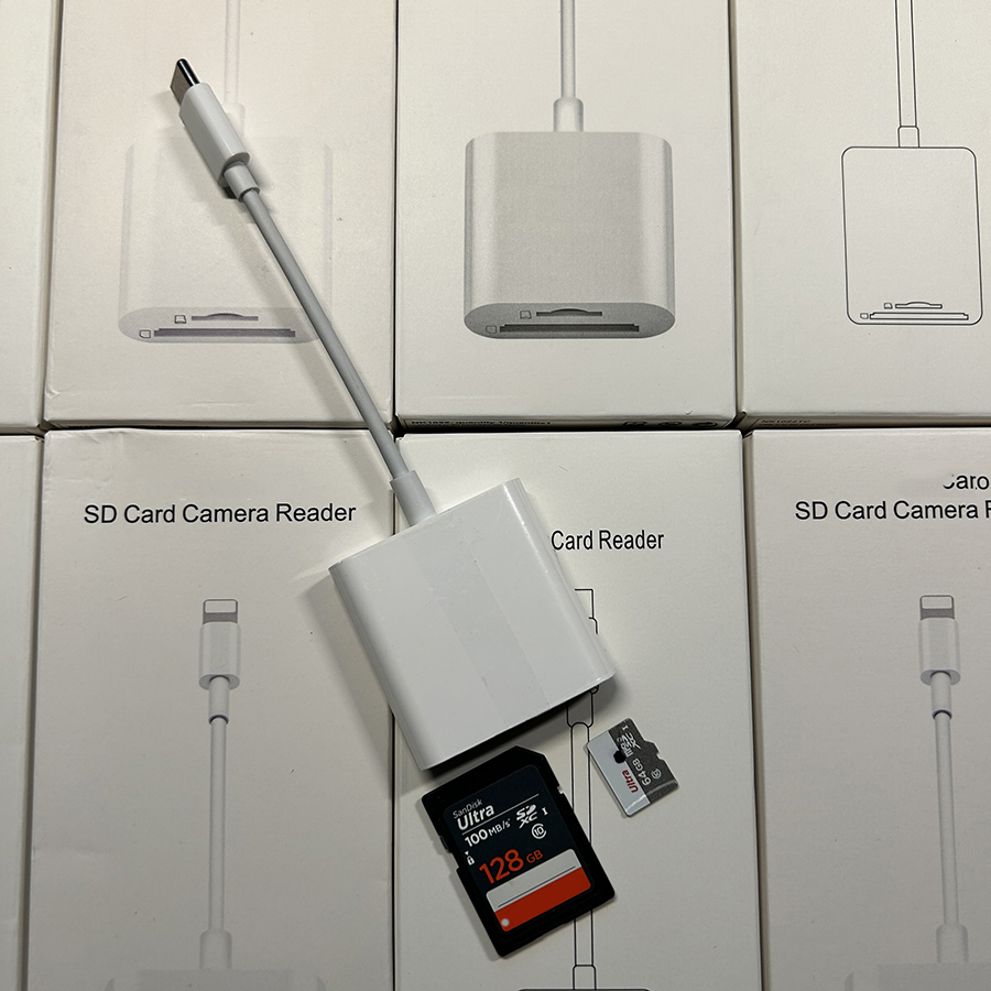 Camera micro sd memory card reader for phones, laptops, pc, tablets