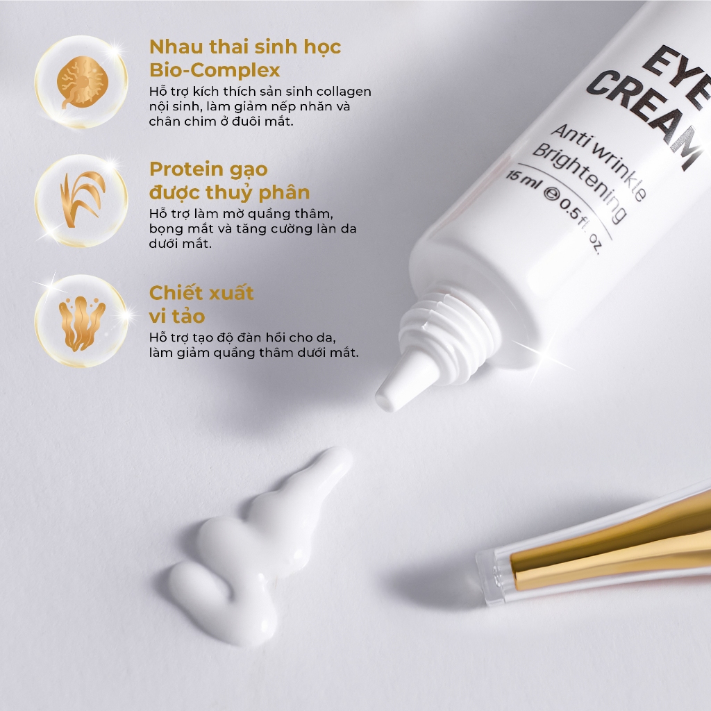 2] Abera Eye Cream 15ml Helps Reduce Dark Eyes, Puffiness