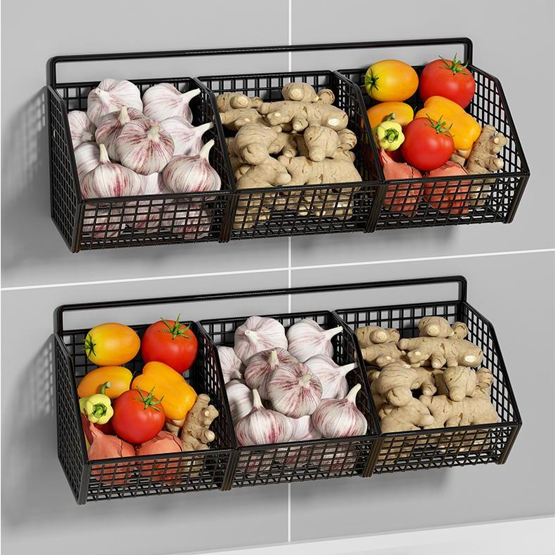 Kitchen Spice Rack, Bathroom Storage, Multi-Purpose Onion and Garlic ...