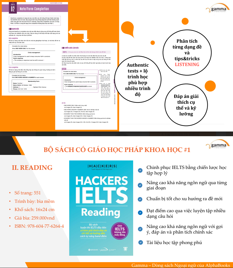 IELTS Hackers Handbook (Reading, Listening, Writing, Speaking) With ...