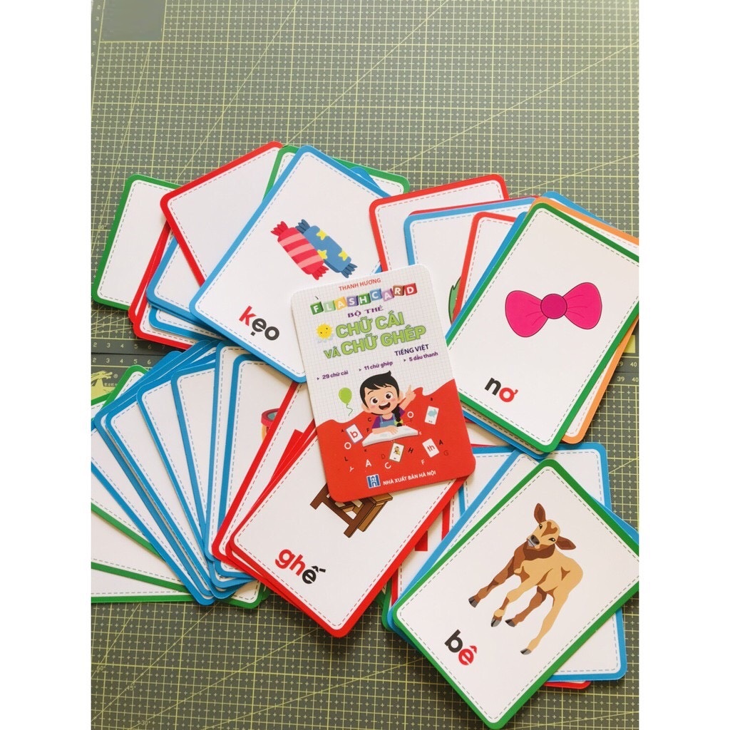 Flashcard set - Letters and digraphs for children to learn Vietnamese ...
