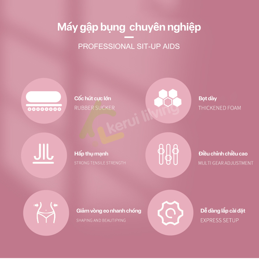 AIGE home abdominal crunch tool, abdominal exercise tool to create a ...
