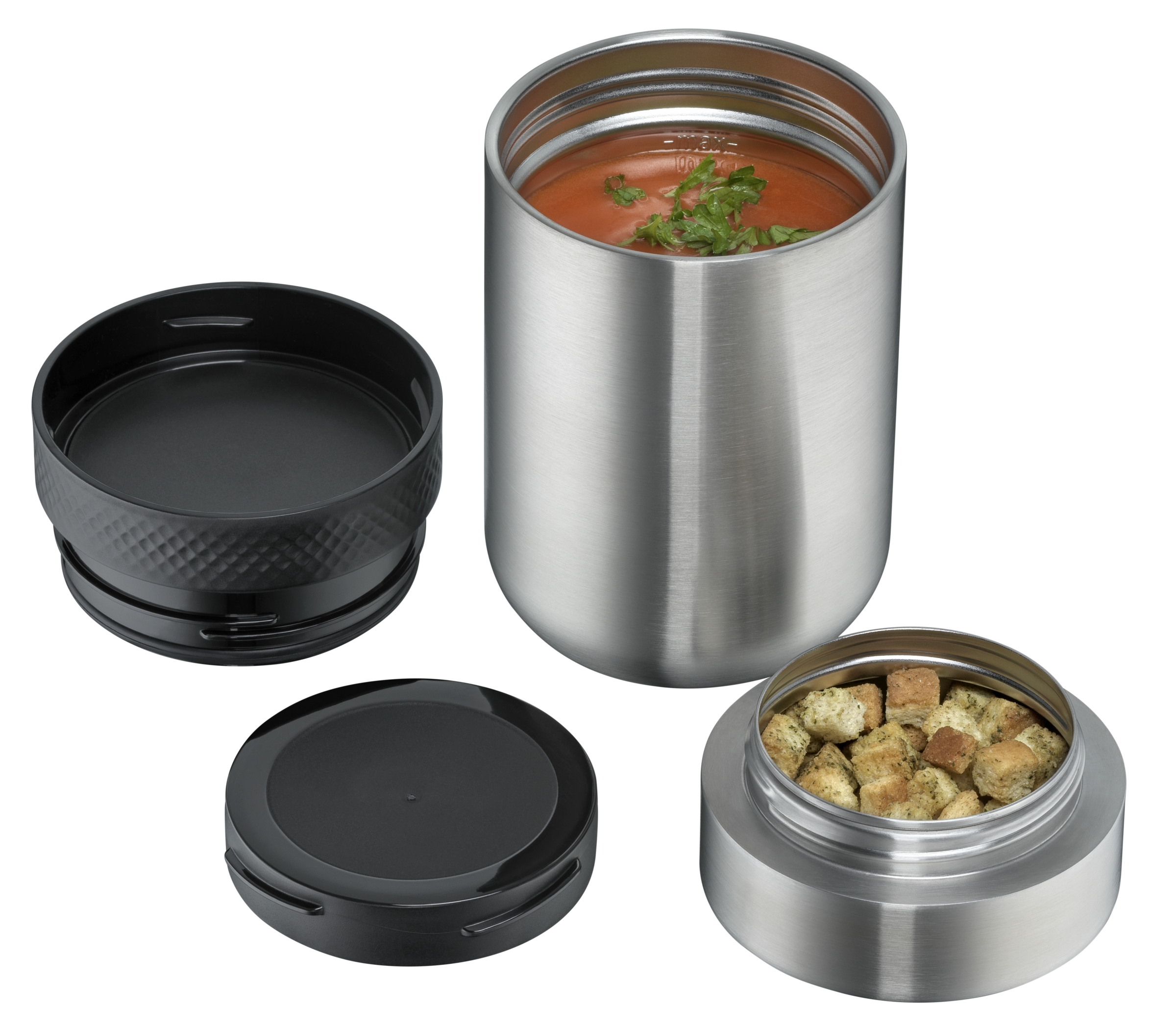 WMF Thermo Thermal Food Container with Two Separate Compartments ...