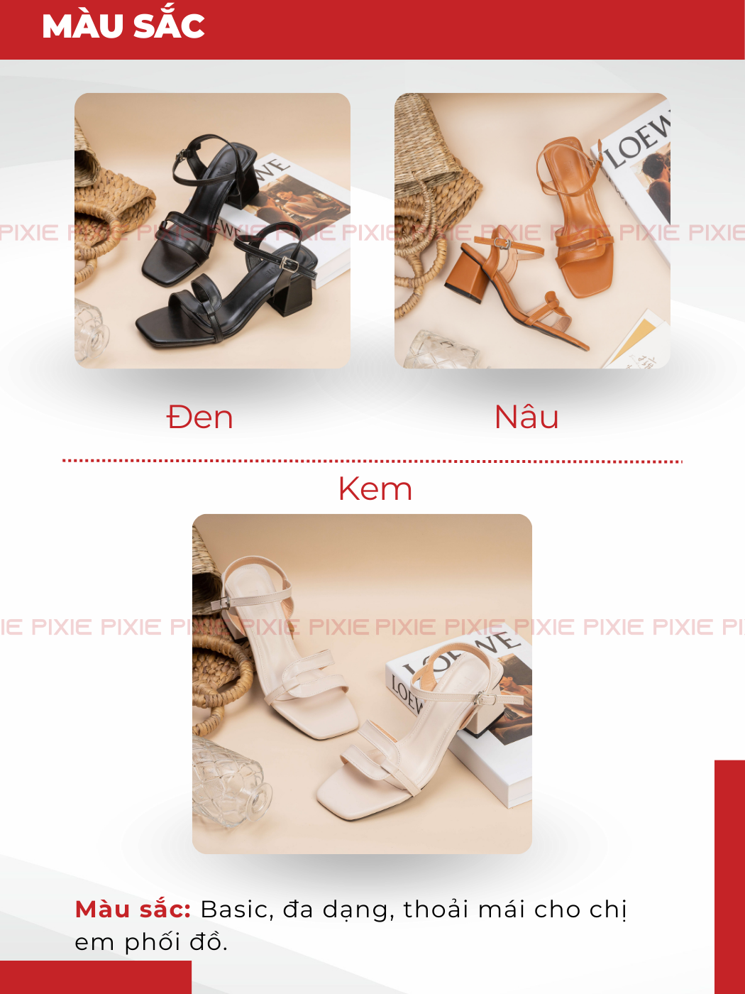 Pixie X891 5cm High Heel Women's Sandals | Shopee Philippines