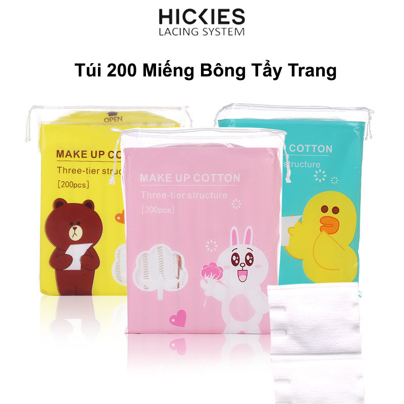 Makeup Remover Cotton Pads 200 Pieces 100% Cotton Super Absorbent ...
