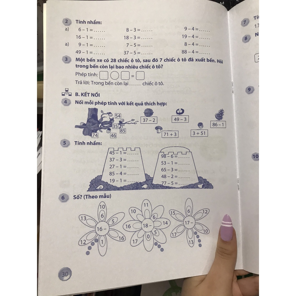 Workbook for developing Math capacity for grade 1, volume 1 and volume ...