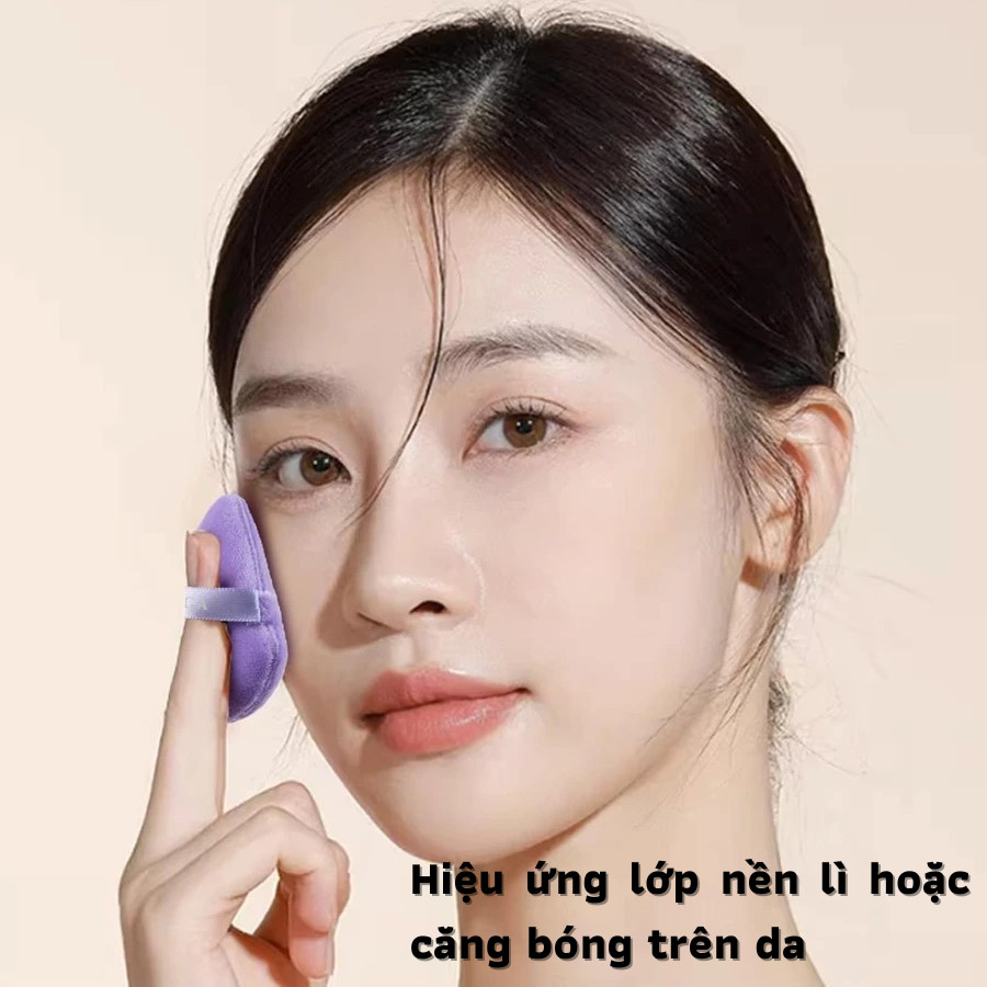 Genuine MAGA triangular foundation and powder sponge (Purple) | Shopee ...