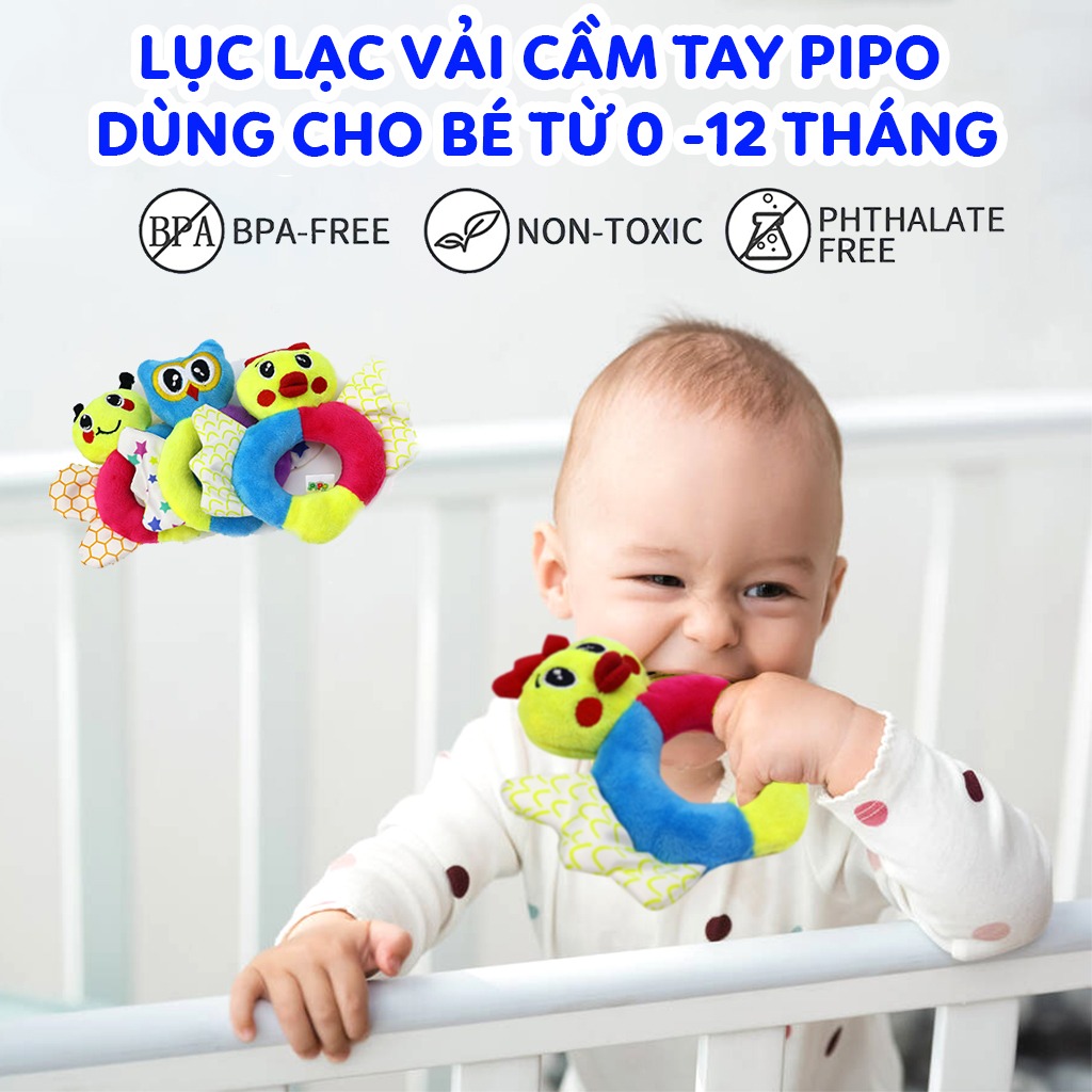 Handheld Cloth Rattles with Squeeze - Toys for Babies - Pipovietnam ...
