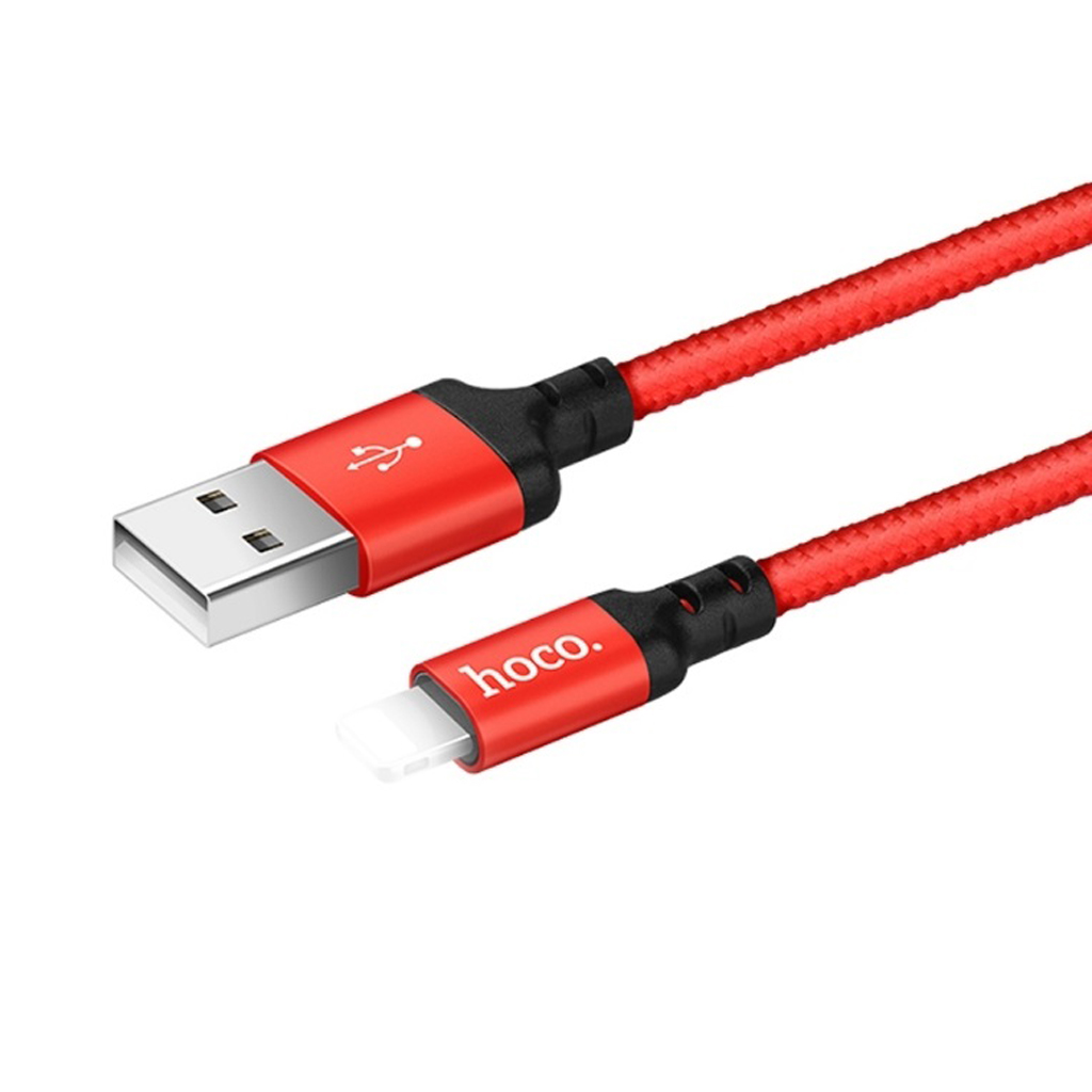 2.4a Hoco X14 USB to LN fast charging cord 2M long super durable