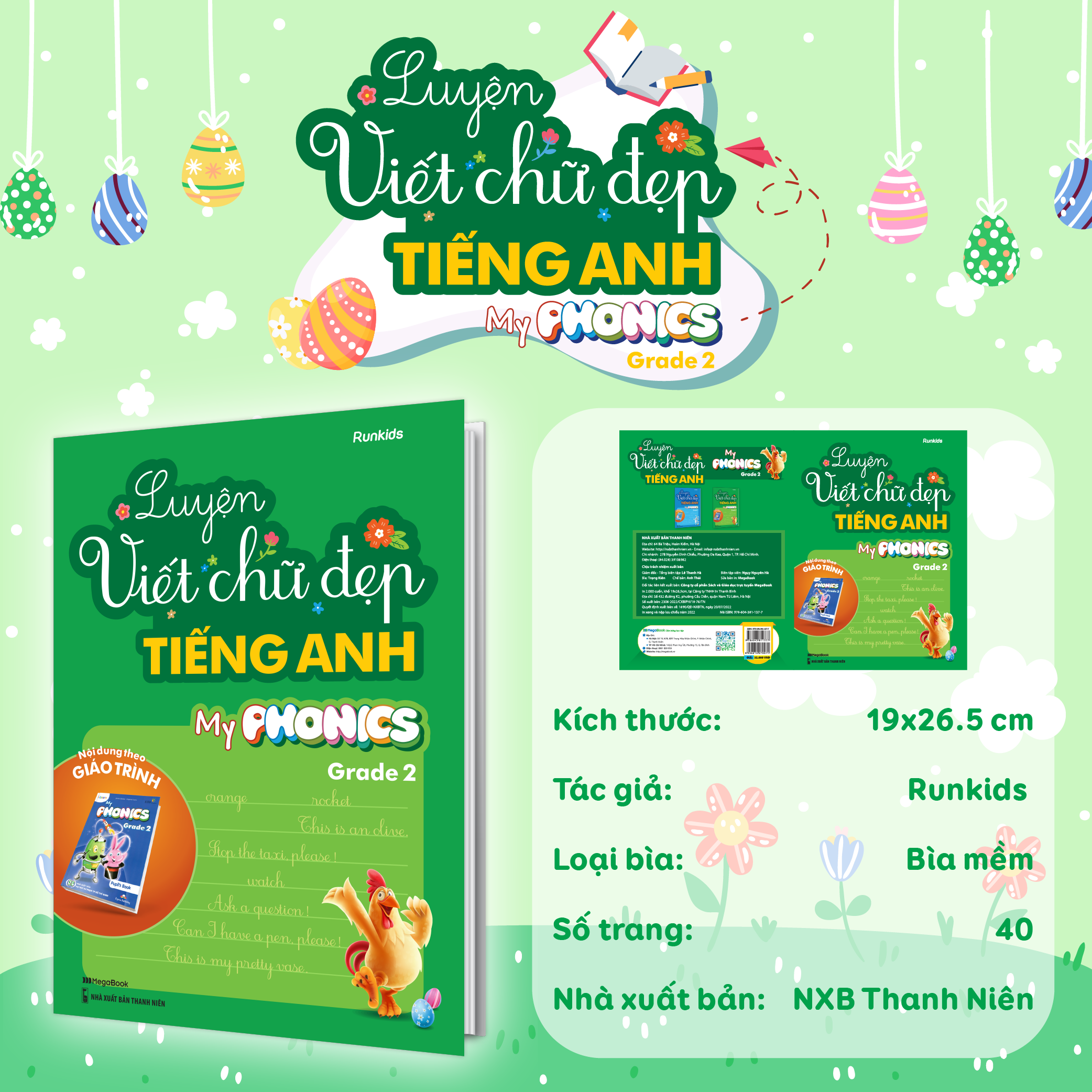 My Phonics grade 2 English handwriting practice book | Shopee Philippines